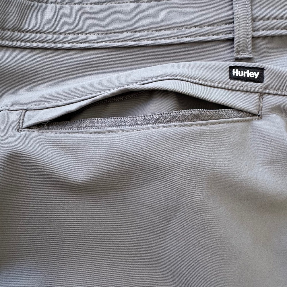 Hurley 34x30 (Actual 36x27.5) Gray Training Golf Straight Leg Men's Pants - Picture 6 of 11